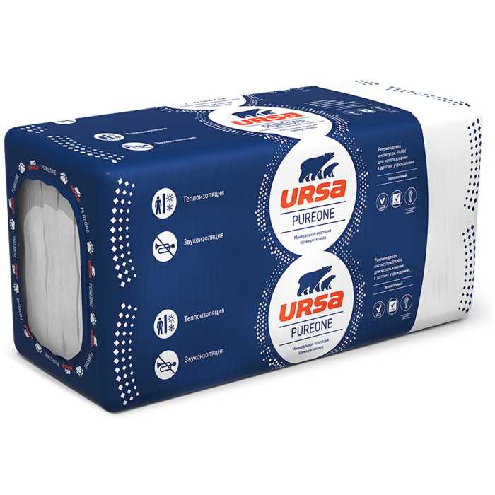 Утеплитель Ursa Pureone 34 PN 50х610х1250